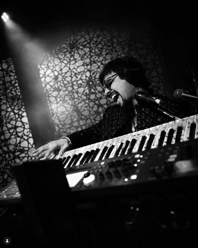 The Karvaan Project pianist